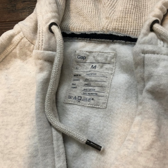 Heathered off white Gap hoodie - Picture 3 of 3